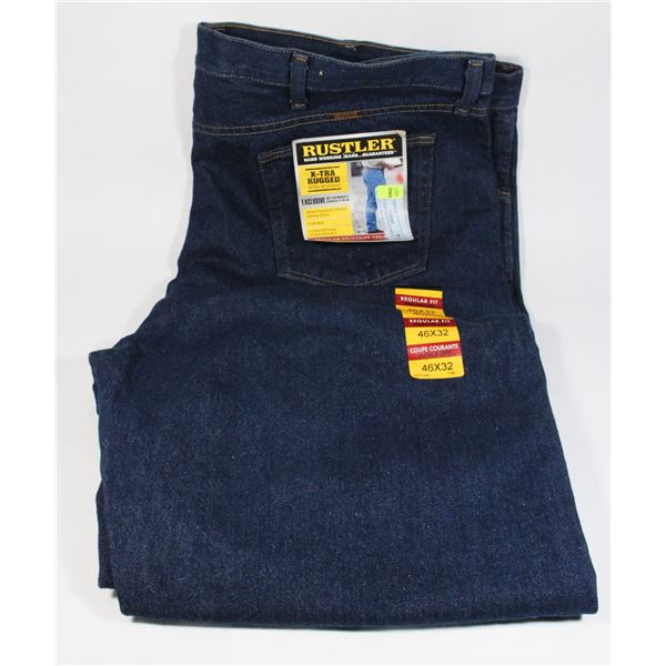 BRAND NEW WITH TAGS MENS RUSTLER X-TRA RUGGED