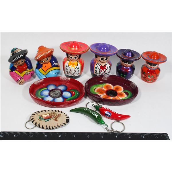 MEXICO THEMED SALT & PEPPER SHAKERS & MORE