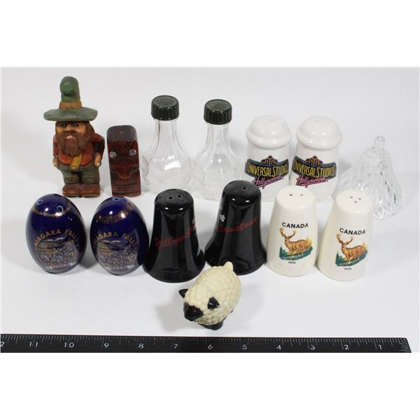 COLLECTION OF SALT & PEPPER SHAKERS