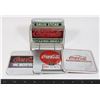 Image 1 : VINTAGE COCA COLA COASTERS WITH RACK