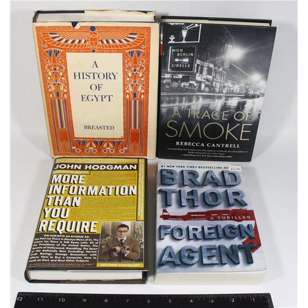 LOT OF 4 BOOKS INCLUDING A HISTORY OF EGYPT