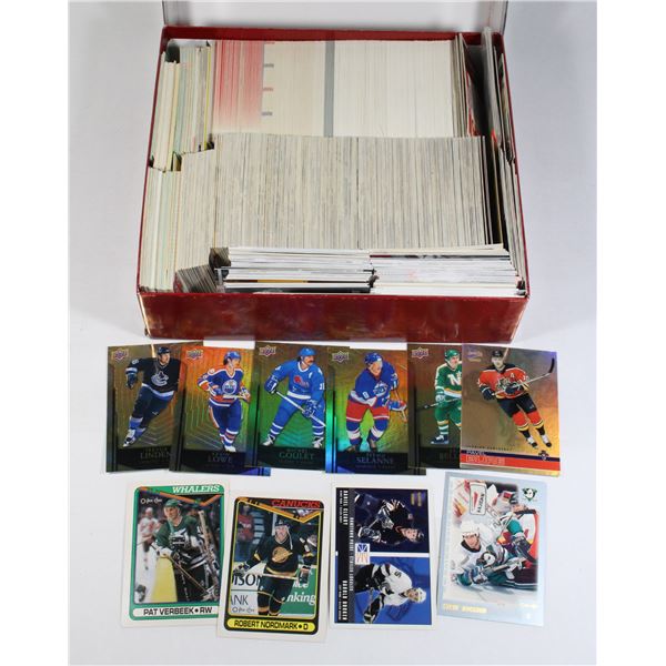 BOX OF HOCKEY CARDS