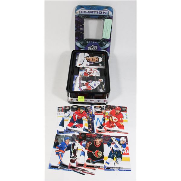 TIN OF UPPER DECK HOCKEY CARDS | JOHNNY GAUDREAU