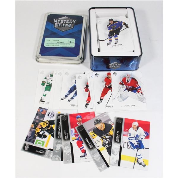 MYSTERY TIN OF UPPER DECK HOCKEY CARDS