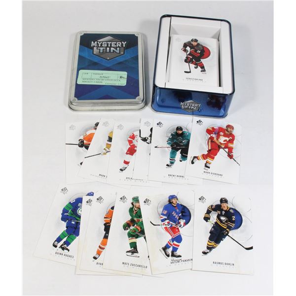 MYSTERY TIN OF UPPER DECK HOCKEY CARDS