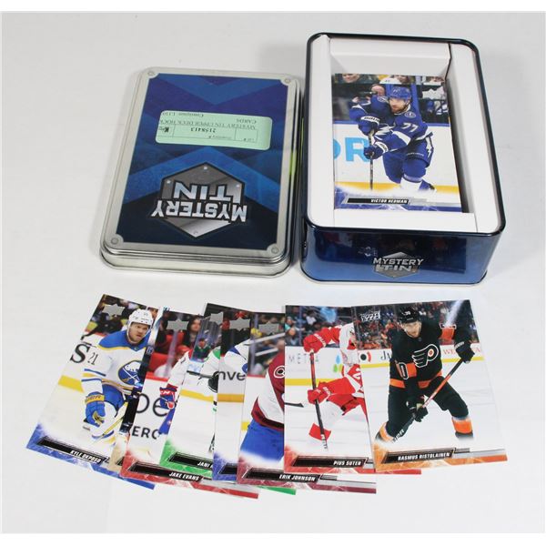 MYSTERY TIN UPPER DECK HOCKEY CARDS