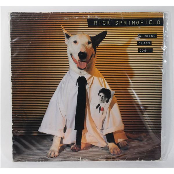 VINYL RECORD RICK SPRINGFIELD WORKING CLASS DOG