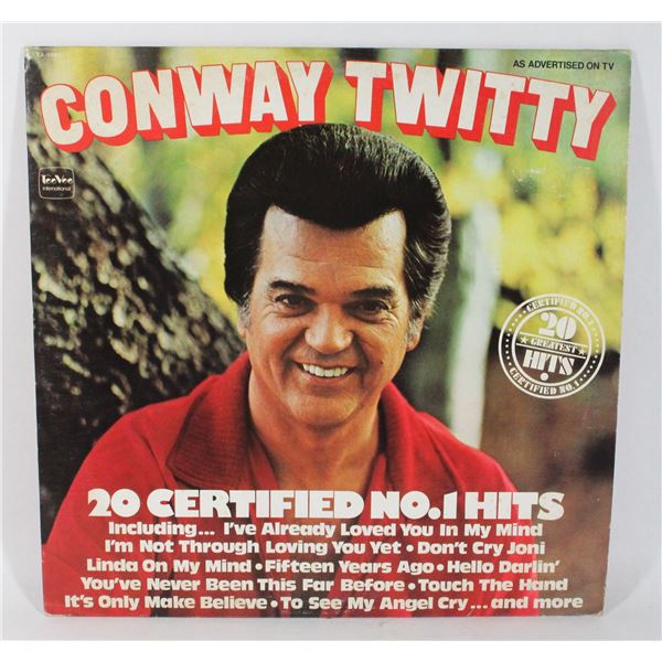 CONWAY TWITTY - 20 CERTIFIED NO. 1 HITS (TEEVEE)