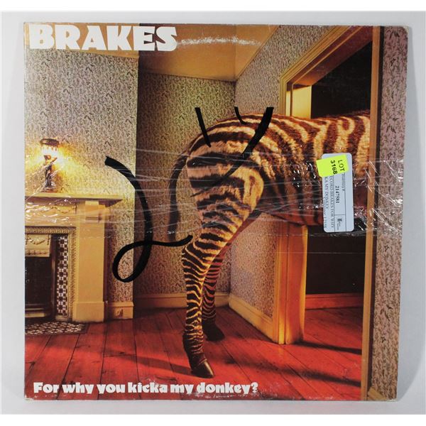 VINYL RECORD BRAKES FOR WHY YOU KICKA MY DONKEY