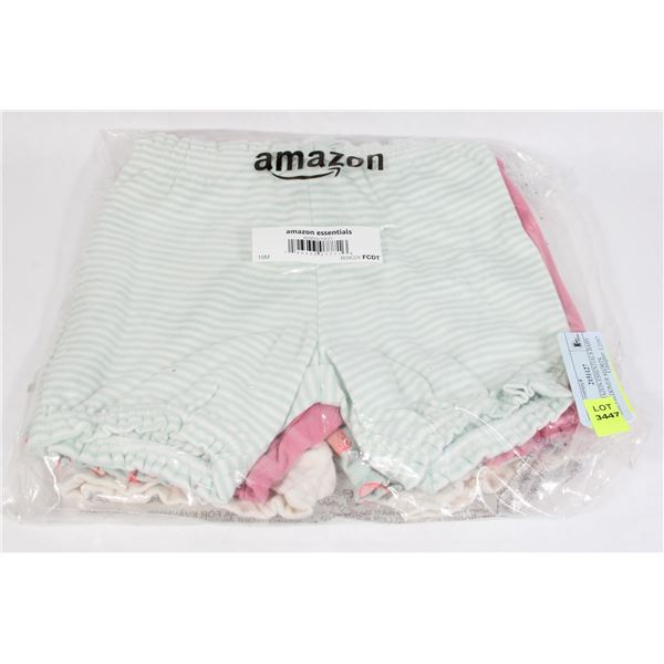 NEW AMAZON ESSENTIALS BABY GIRLS BLOOMER SHORTS
