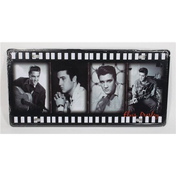 BRAND NEW METAL ELVIS PRESLEY THEMED LICENSE PLATE