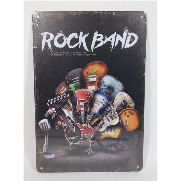 BRAND NEW METAL ROCK BAND THEMED WALL SIGN