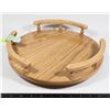 Image 1 : OAK TURN TABLE (LAZY SUSAN)