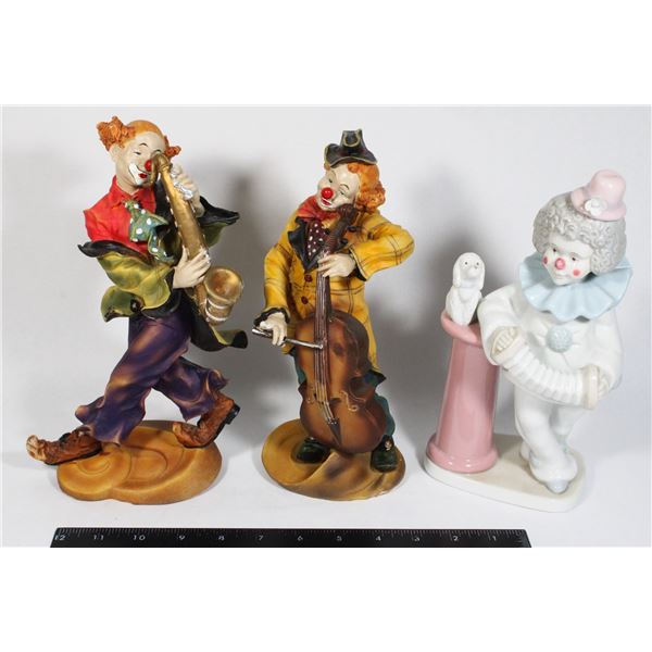 MUSICIAN CLOWN FIGURES / OTHER *SMALL DAMAGE, READ ON