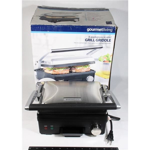 GOURMET LIVING GRILL GRIDDLE