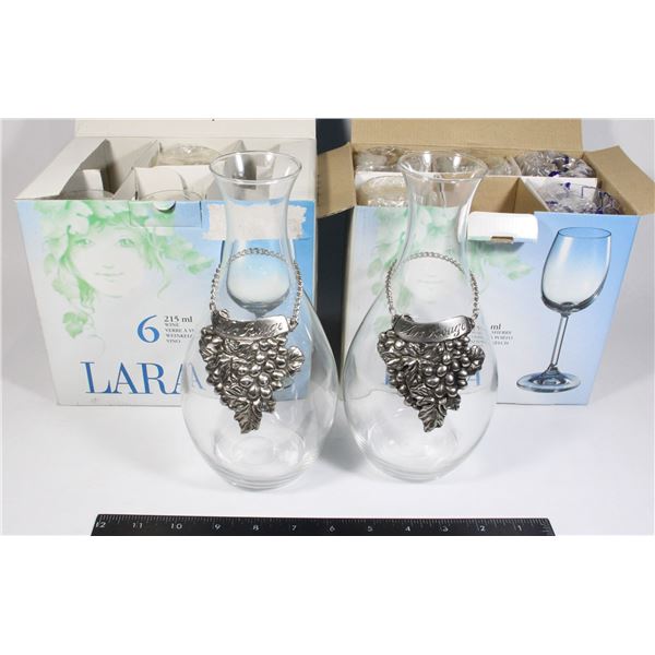 BOHEMIA GLASSES 95% ETAIN FOOD SAFE FINE PEWTER