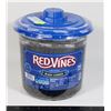 Image 1 : TUB OF RED VINES TWISTS BLACK LICORICE 3.5LBS