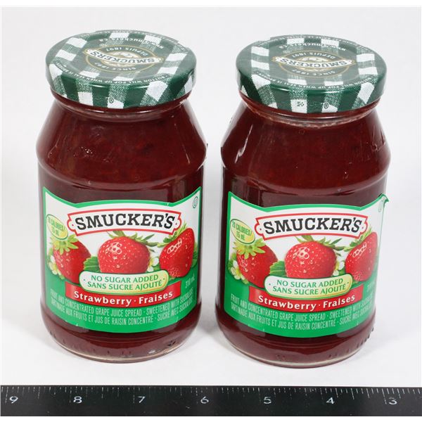 PAIR OF SMUCKERS JAMS - STRAWBERRY