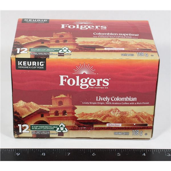 KEURIG K-CUP FOLGERS LIVELY COLUMBIAN