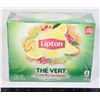 Image 1 : LIPTON GREEN TEA LEMON GINSENG 72 BAG BOX