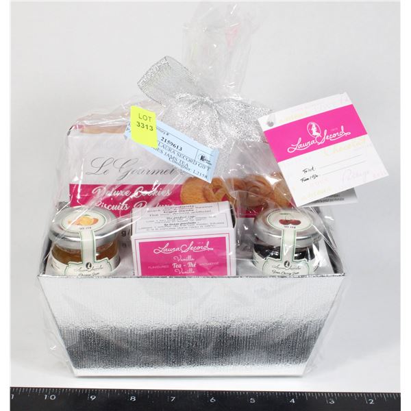 BRAND NEW LAURA SECORD GIFT PACK: COOKIES JAMS TEA