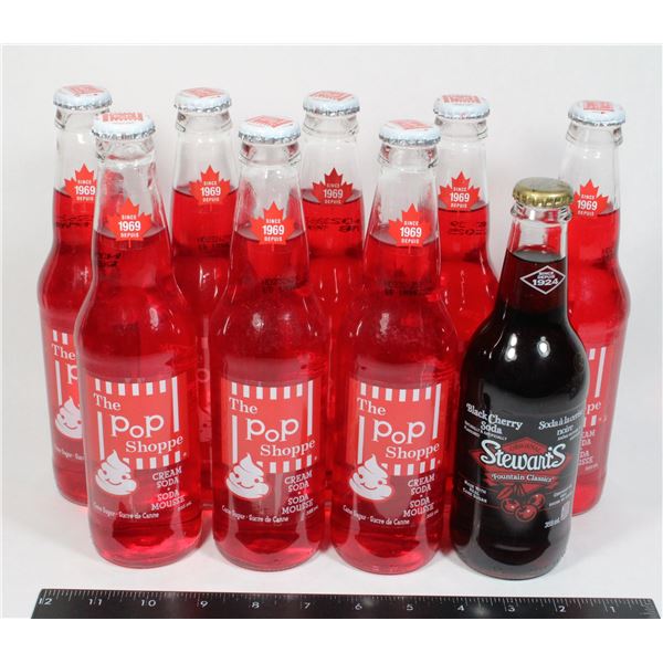 LOT OF THE POP SHOPPE CREAM SODA POP AND ONE
