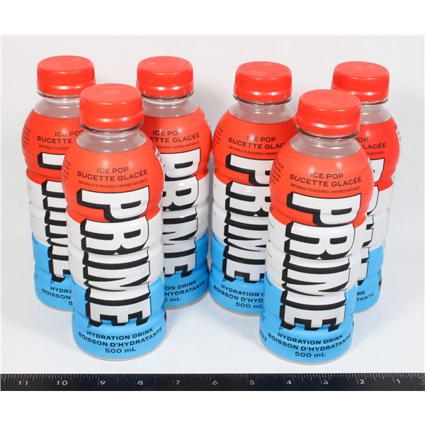 6 PRIME HYDRATION DRINK ICE POP FLAVOUR