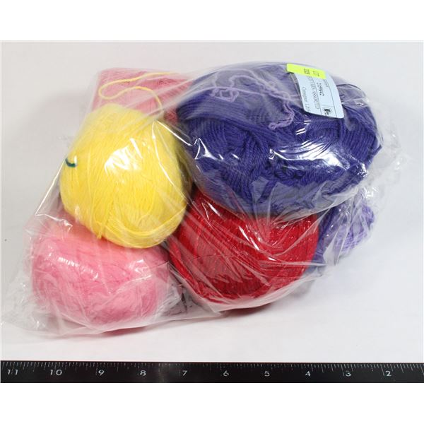 BUNDLES OF YARN ASSORTED