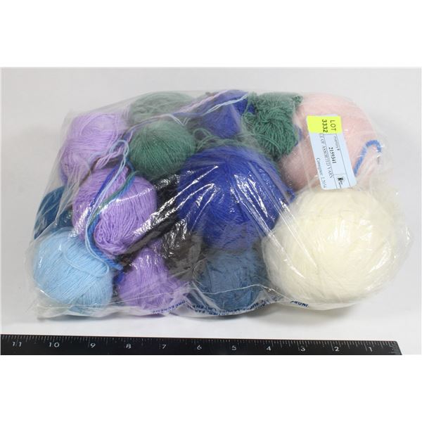 BUNDLE OF ASSORTED YARN