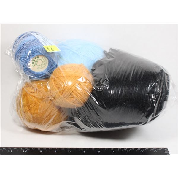 BUNDLES OF YARN ASSORTED