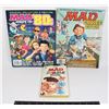 Image 1 : TWO MAD MAGAZINE'S AND BOOK INCLUDING MAD