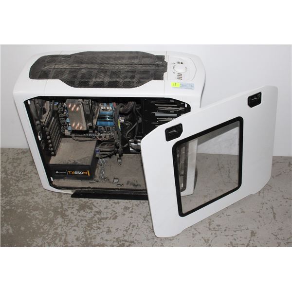 CORSAIR TOWER PC FOR COMPLETION (NO RAM, OR HD)