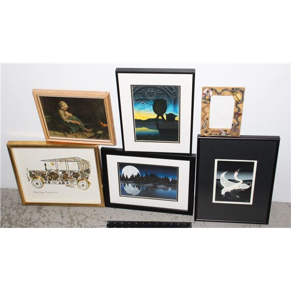 COLLECTION OF FRAMED ARTWORK