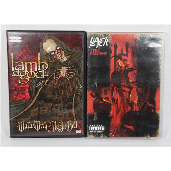 DVD PAIR - SLAYER / LAMB OF GOD