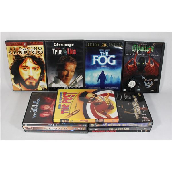 11 DVDS - INCLUDING THE FOG