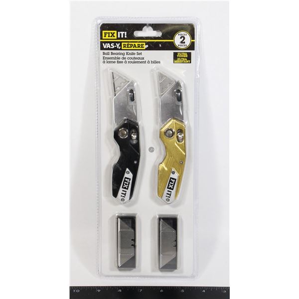 BALL BEARING KNIFE SET NEW 2 PC