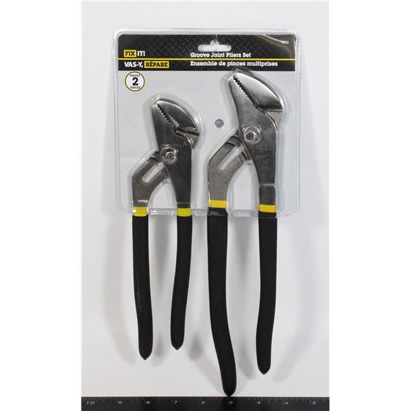 NEW GROOVE JOINT PLIERS SET 2 PC