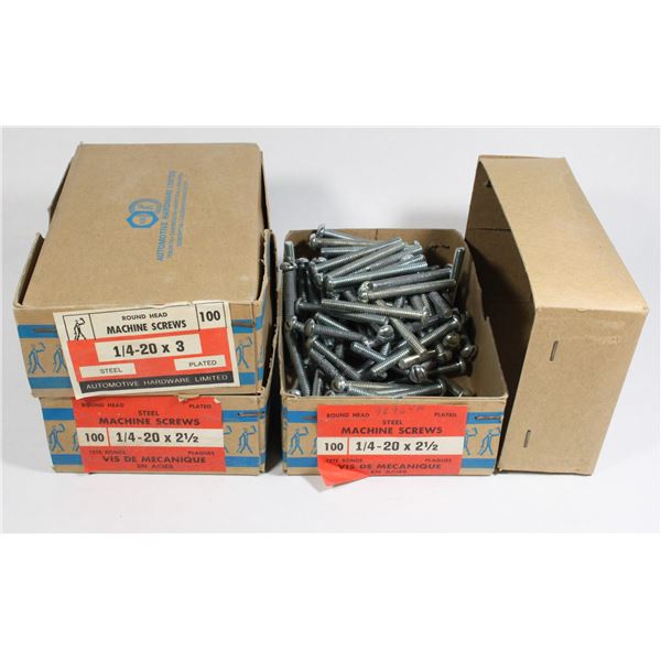 LOT OF MACHINE SCREWS
