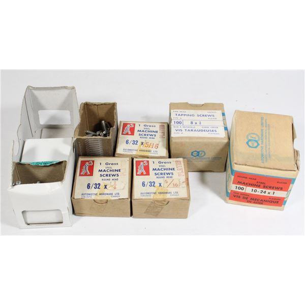 LOT OF ASSORTED SCREWS