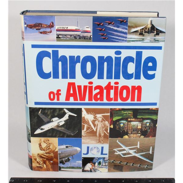CHRONICLE OF AVIATION LARGE HARDCOVER BOOK