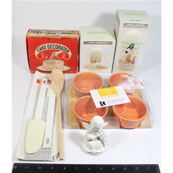 ANTIQUE CAKE DECORATOR & BAKING SUPPLIES