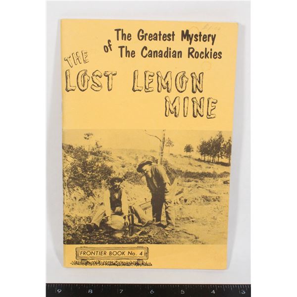 THE LOST LEMON MINE BOOK, 1968 COPYRIGHT