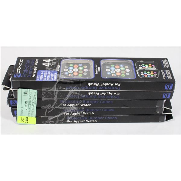NEW FOUR PAIRS APPLE WATCH PROTECTIVE BUMPER CASES