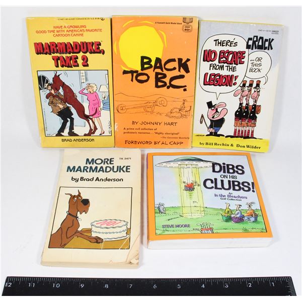 BUNDLE OF COMEDY BOOKS INCLUDING MARMADUKE
