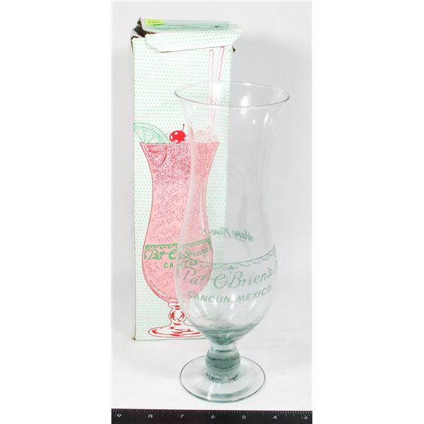 PAT O'BRIEN'S CANCUN COCKTAIL GLASS