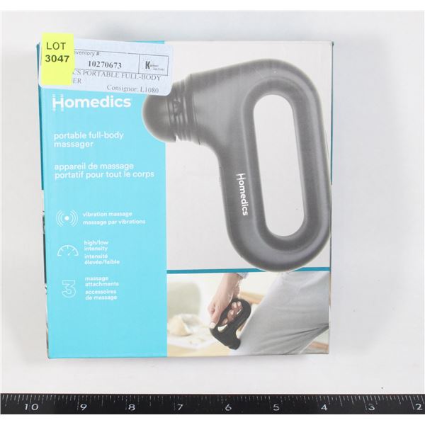 HOMEDICS PORTABLE FULL-BODY MASSAGER