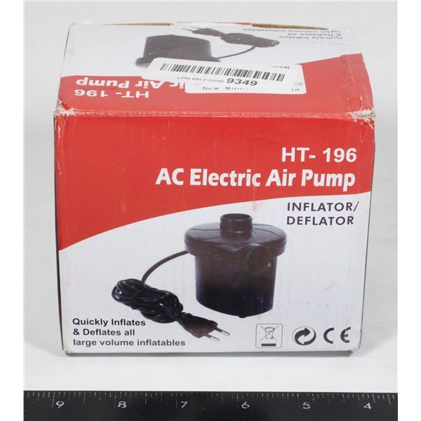 AC ELECTRIC AIR PUMP INFLATOR HT-196