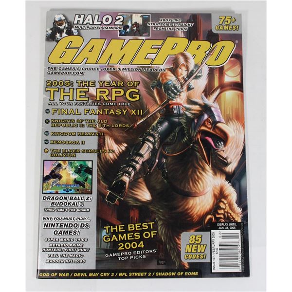 GAMEPRO MAGAZINE FEBRUARY 2005