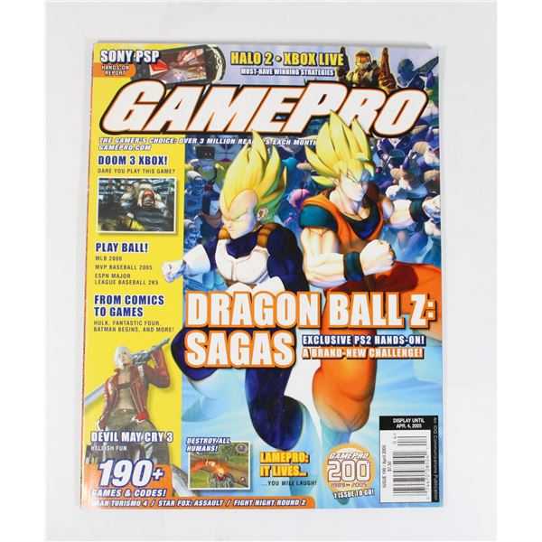 GAMEPRO MAGAZINE APRIL 2005