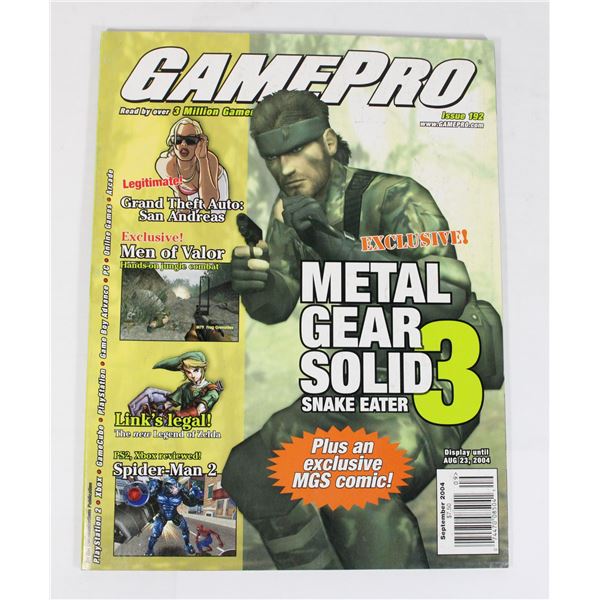 GAMEPRO MAGAZINE AUGUST 2004